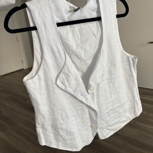 Abercrombie & Fitch NWT White Sleeveless Women's Top